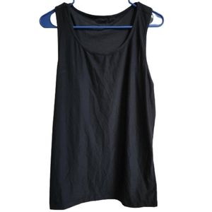 Womens Devops Black Sleeveless Tank Top, Size Large